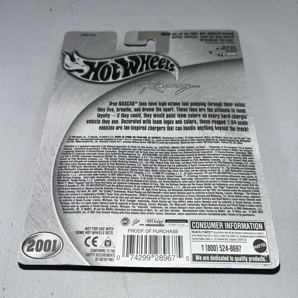 2001 Hotwheels Racing Tailginner Trucks Set 4 Of 4‎